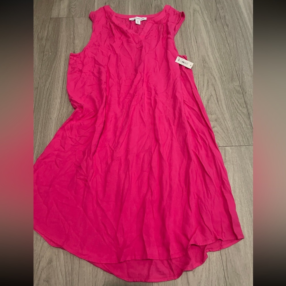 Amazon Essentials Pink Midi Dress